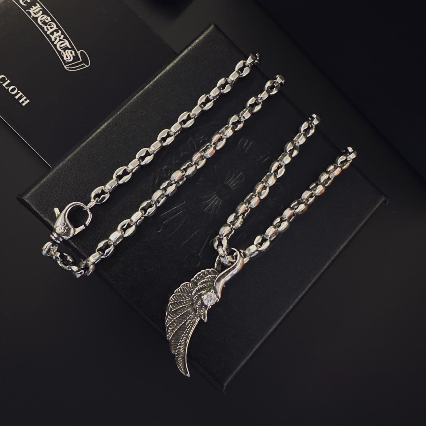 Chrome Hearts Wing Pendant Necklace